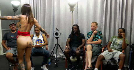 Gangbang Creampie invite you to explore a xxx photos with Anna Chambers, Scotty P, Eric Dikkersun, Nacho Vegas, Solo, Kris Kixxx in interracial groupsex